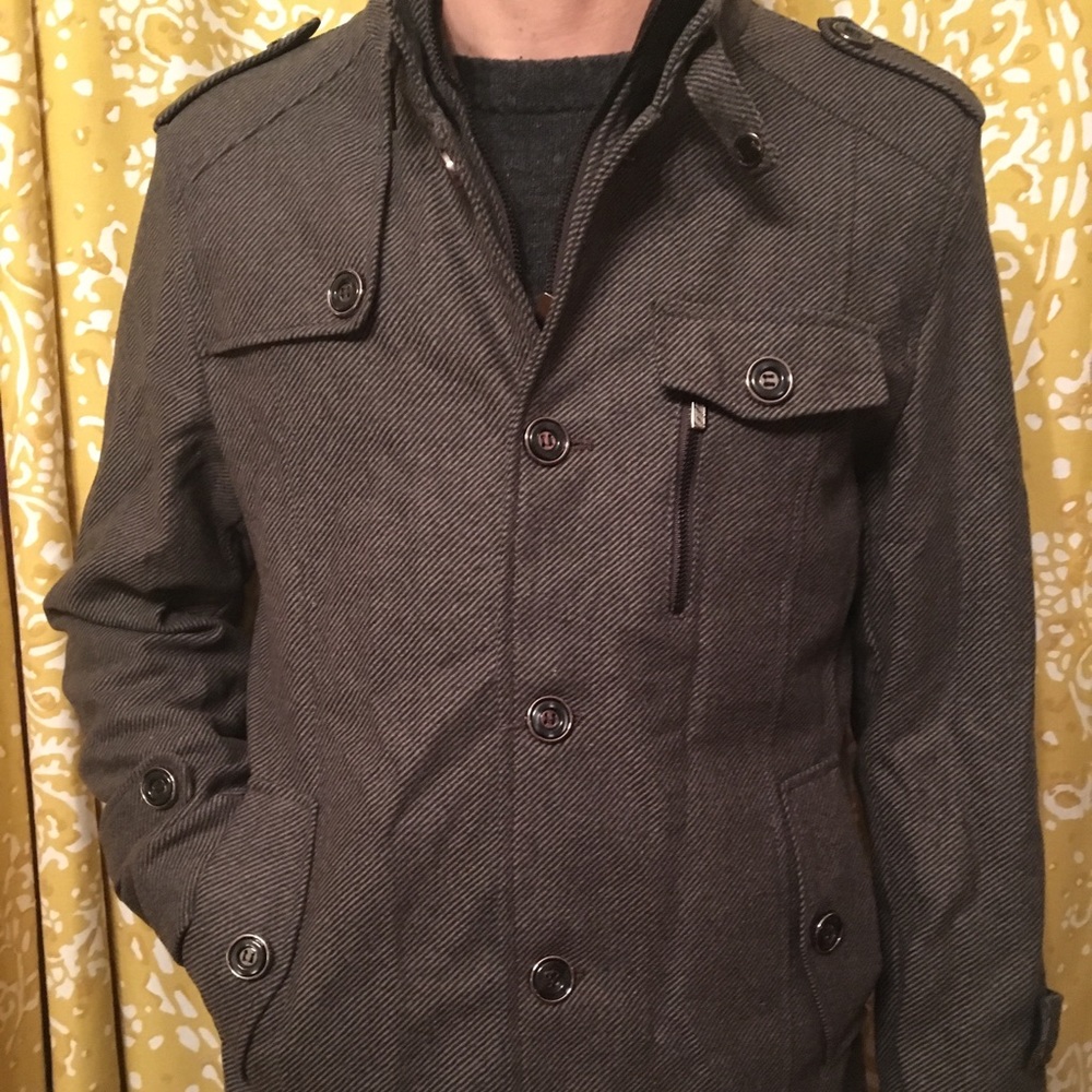 Men’s wool pea coat